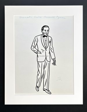 Floc'h "R.I.P. Britannia - Dramatic Critic Keineth Tynan" - Dessin original