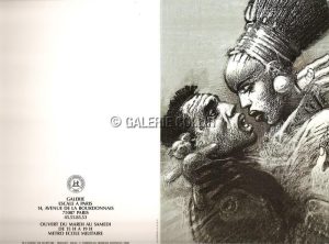 BILAL . CARTE DOUBLE - " LE CADEAU DE RUPTURE "