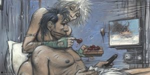 Enki BILAL • "SUSHIMI" Affiche édition d'Art