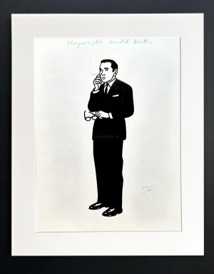 Floc'h "R.I.P. Britannia - Playwriter Harold Pinter " - Dessin original