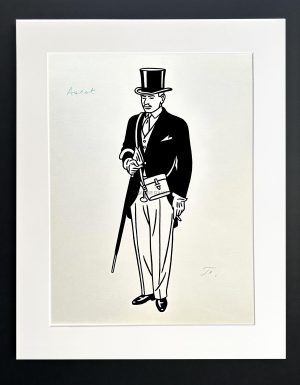 Floc'h "R.I.P. Britannia - Ascot" - Dessin original