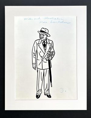 Floc'h "R.I.P. Britannia - Writer & Illustrator Max Beerbohm " - Dessin original