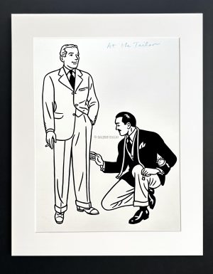 Floc'h "R.I.P. Britannia - At the Tailor " - Dessin original