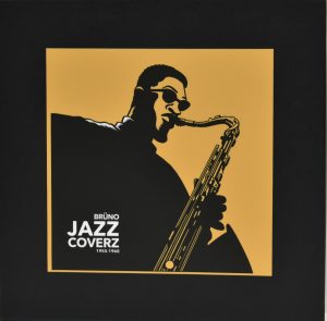 BRÜNO -Portfolio de 15 sérigraphies "JAZZ COVERZ" volume 1" dont justificatif numéroté signé limité à 60ex
