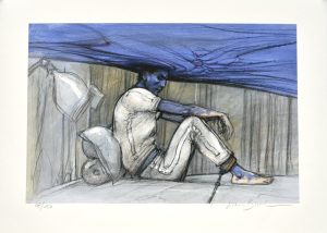 .Enki Bilal • "Invasion" Estampe pigmentaire N° signée