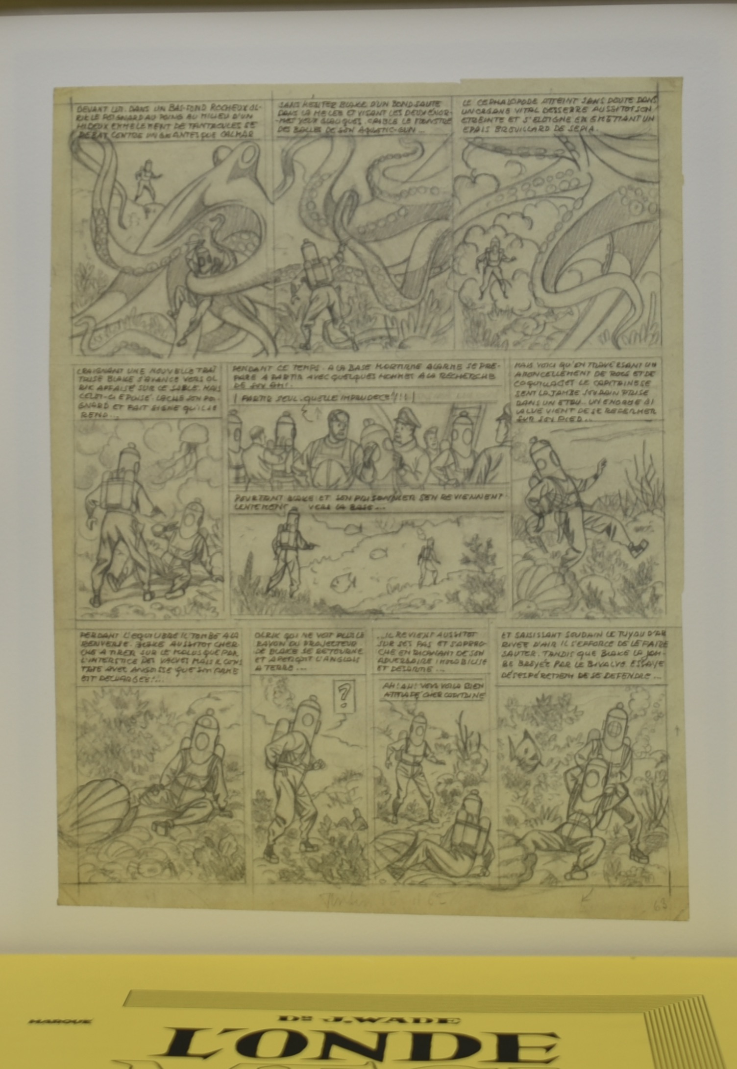 Edgard P. Jacobs L'Onde Mega Blake et Mortimer Portfolio – Image 4