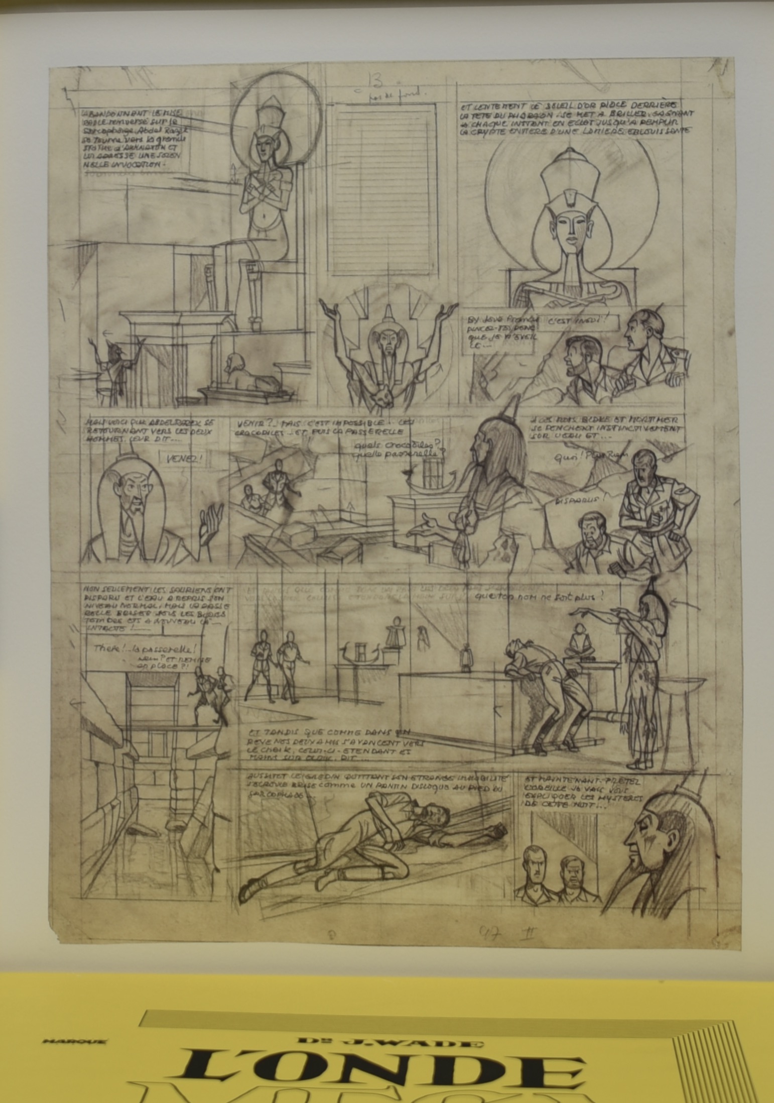 Edgard P. Jacobs L'Onde Mega Blake et Mortimer Portfolio – Image 6