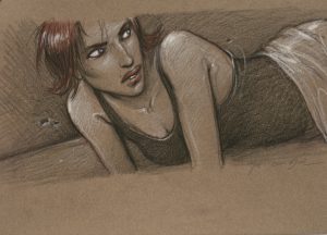 Enki Bilal • "Julia"  Estampe pigmentaire N° signée 15 ex.