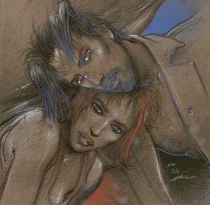 Enki Bilal • Rehaut Original "Julia & Roem" numérotée signée limitée E.A