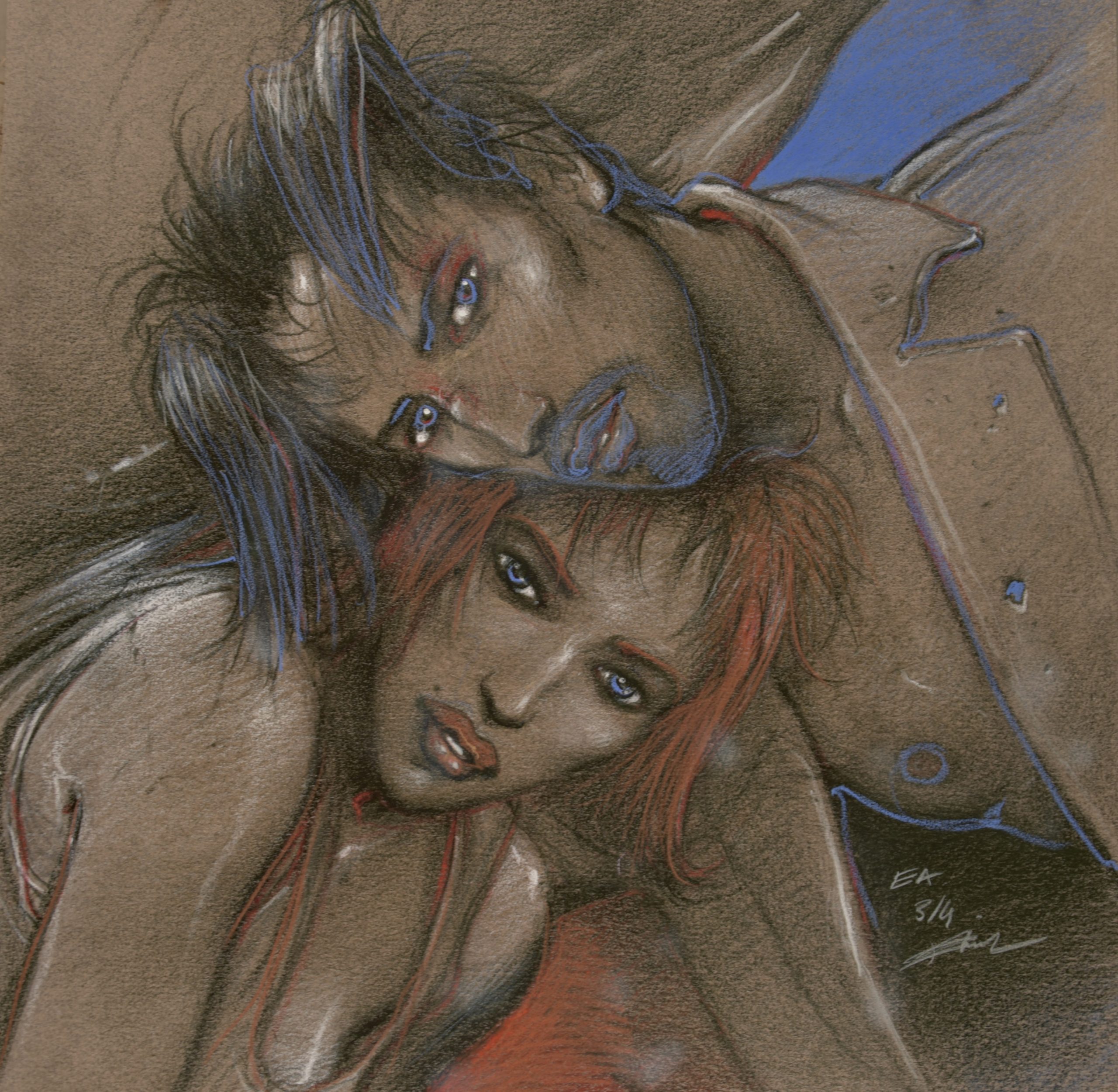 Enki Bilal • Rehaut Original "Julia & Roem" numérotée signée limitée E.A
