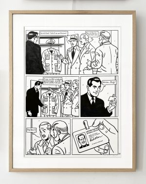Floc'h Blake and Mortimer: L’art de la guerre Original Panel 26