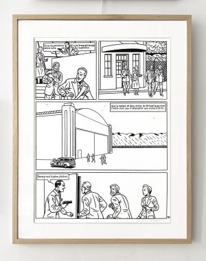 Floc'h Blake and Mortimer: L’art de la guerre Original Panel 104