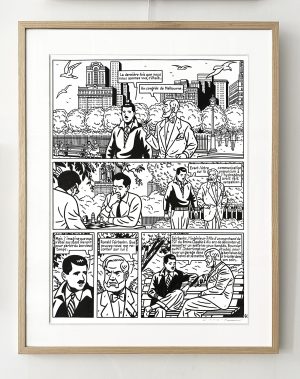 Floc'h « Blake et Mortimer - L’art de la guerre » Original Planche 60
