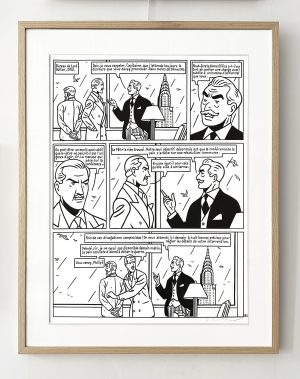 Floc'h « Blake et Mortimer - L’art de la guerre » Original Planche 82