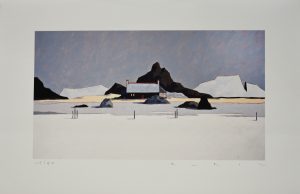 François AVRIL "îles en terre" Tirage pigmentaire édition limitée numérotée signée 40 ex.