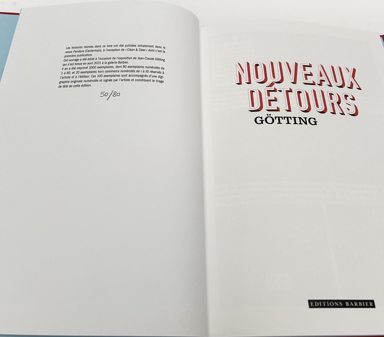 GÖTTING - livre - Nouveaux Détours, édition Luxe – Image 3
