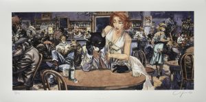 GUARNIDO "JOHN'S BLUES" Estampe pigmentaire numérotée, signée limitée 150 ex