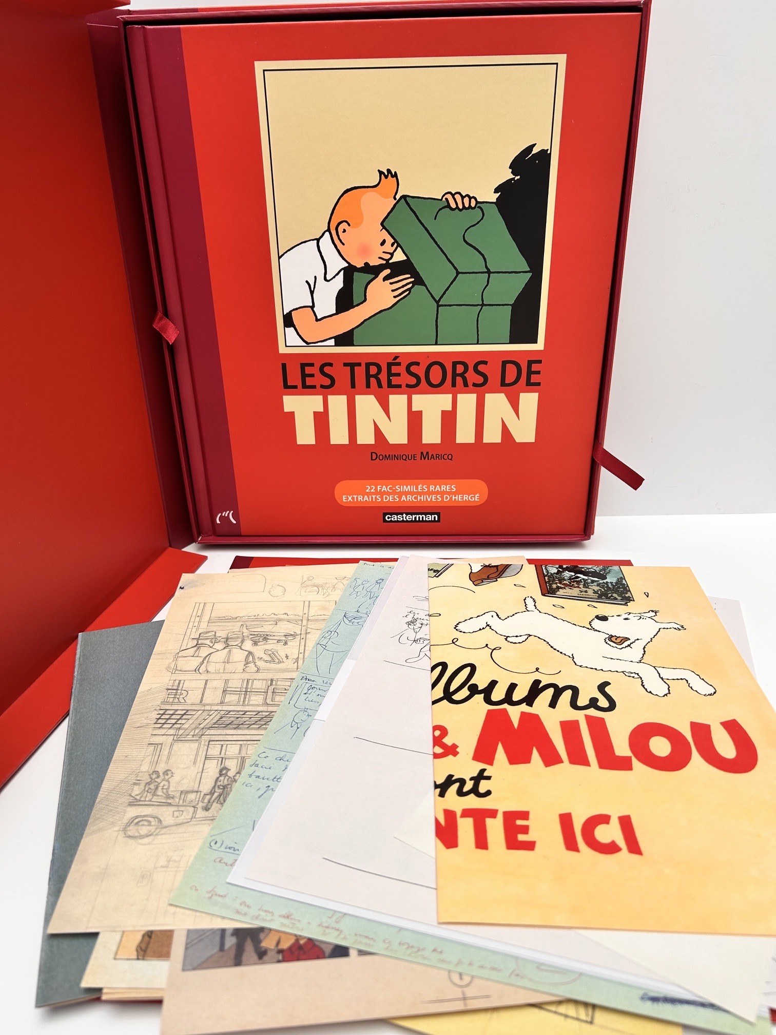 Hergé . Livre coffret "Les trésors de Tintin" – Image 3