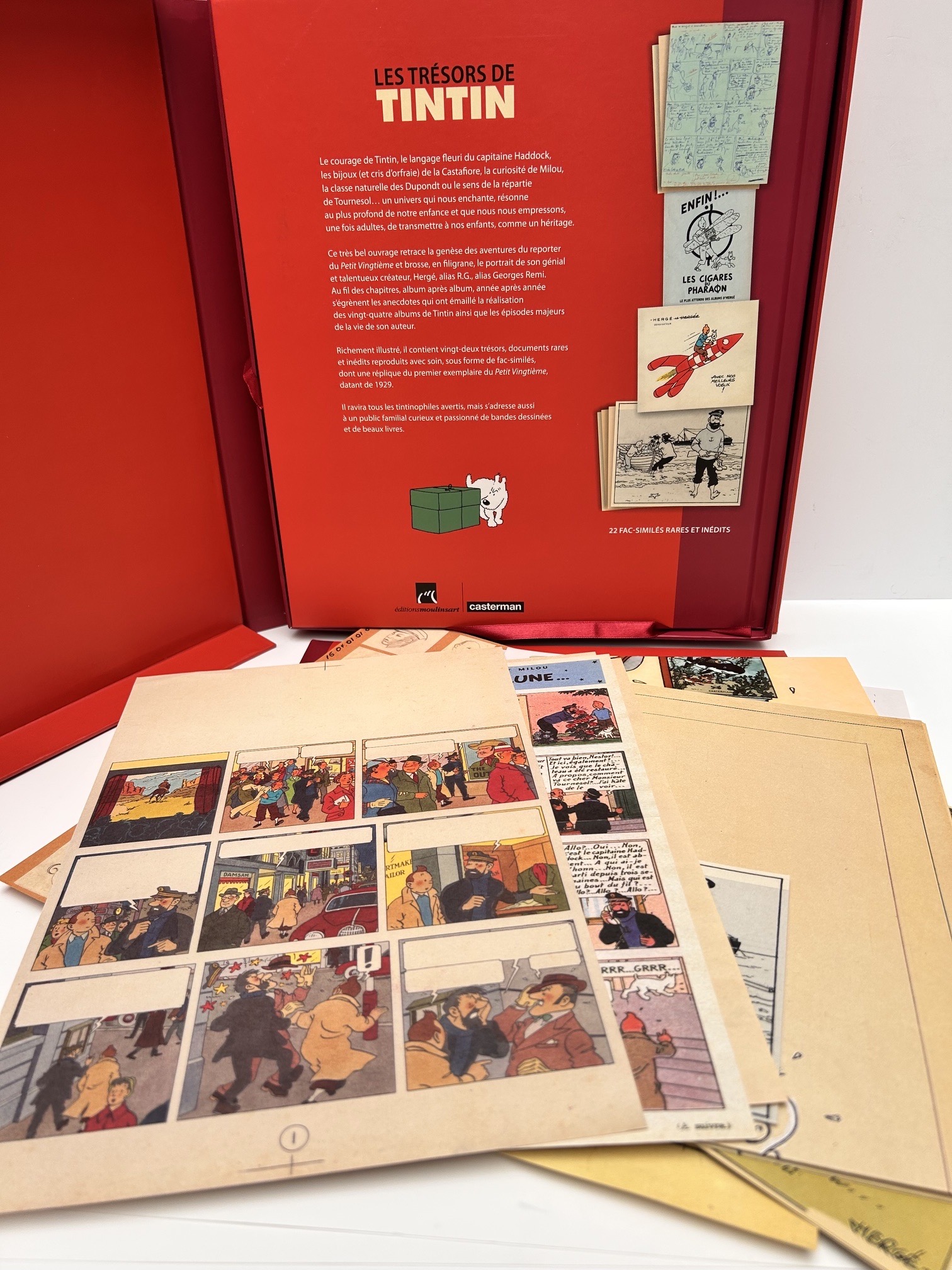 Hergé . Livre coffret "Les trésors de Tintin" – Image 4
