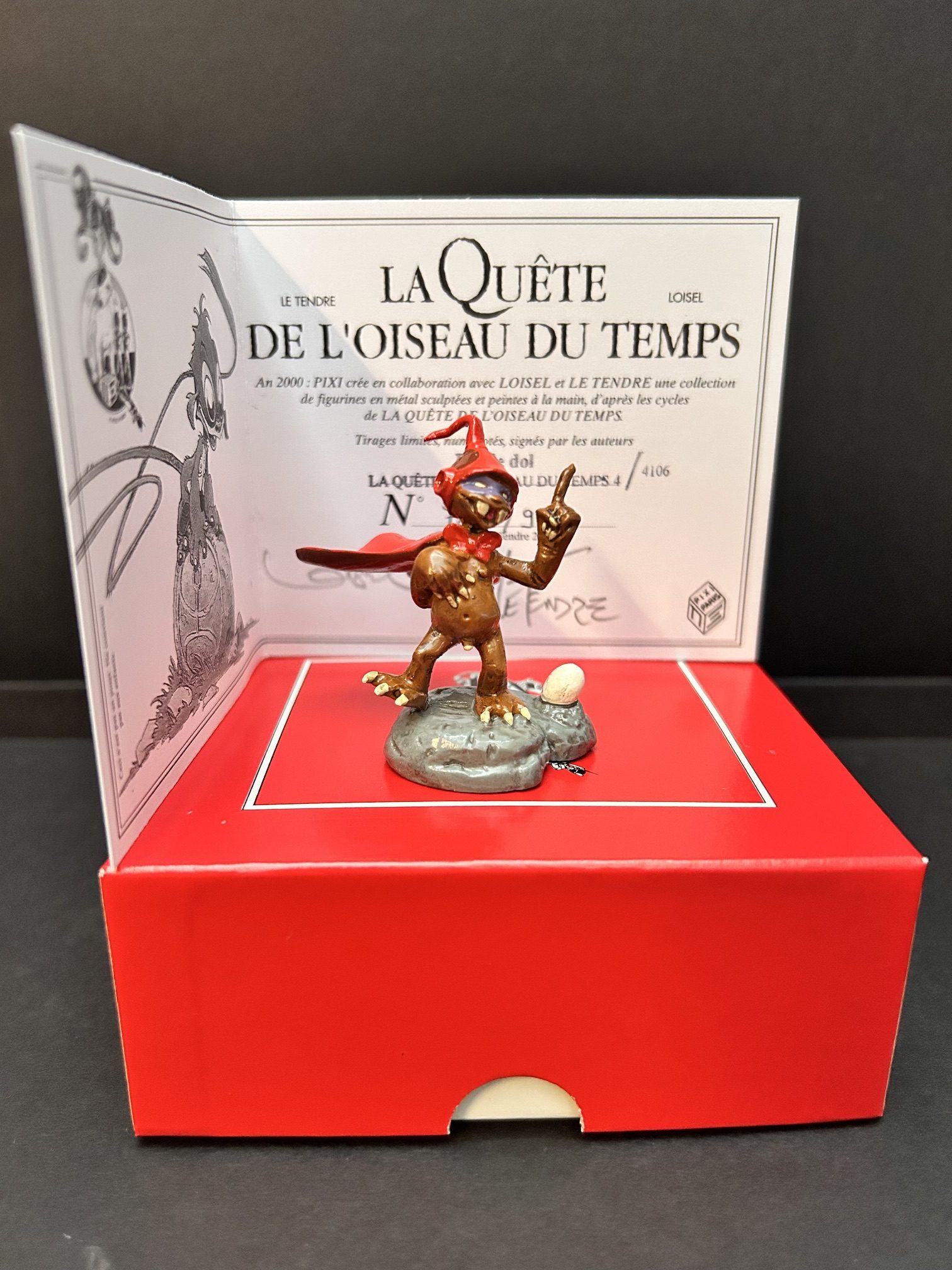Loisel - Pixi - "Fol de Dol" - certificat signé