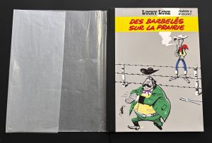 Morris - Lucky Luke - Des barbelés dans la prairie - Livre édition luxe