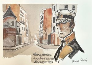 Pratt- Corto Maltese -Affiche "Pedro de Mendoza almirante Brown"