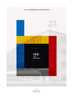 Nell Grey • "BAUHAUS-2" Estampe pigmentaire. Numéroté, signé limité 50 ex.