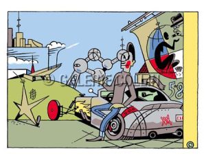 EVER MEULEN - SERIGRAPHY - "ATOMIUM": €150