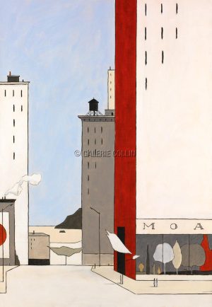 François AVRIL • N° 12 "THE MODERN ART STREET" Estampe pigmentaire Edition limitée