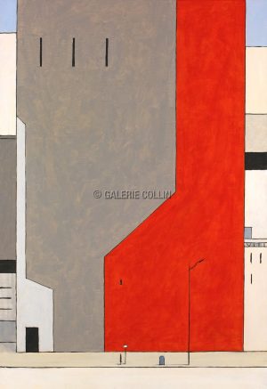 François AVRIL • N° 8 "THE 58 BUS STOP" Estampe pigmentaire Edition limitée