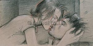 Enki BILAL • «LE BAISER II» Affiche poster édition d’Art issue de «Julia &amp; Roem»