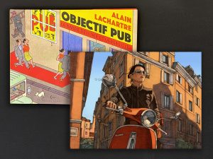 A Lachartre • Livre Objectif Pub + Estampe M Hyman "Roma" n° signée 25 ex