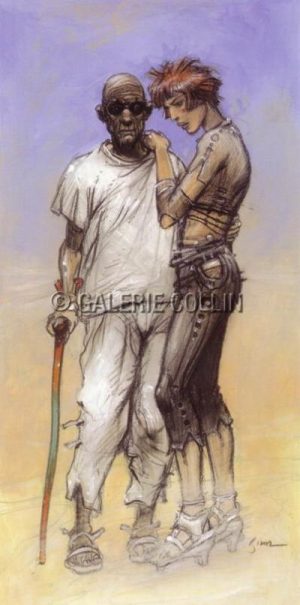 Enki BILAL • "LEYLA... tant que mes yeux te voient..." Affiche édition d'Art