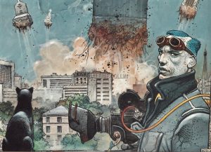 Enki BILAL . Carte Postale "Ça c'est la France"