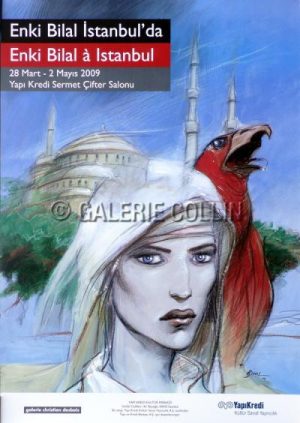 AFFICHE EXPO - " ENKI BILAL in ISTANBUL