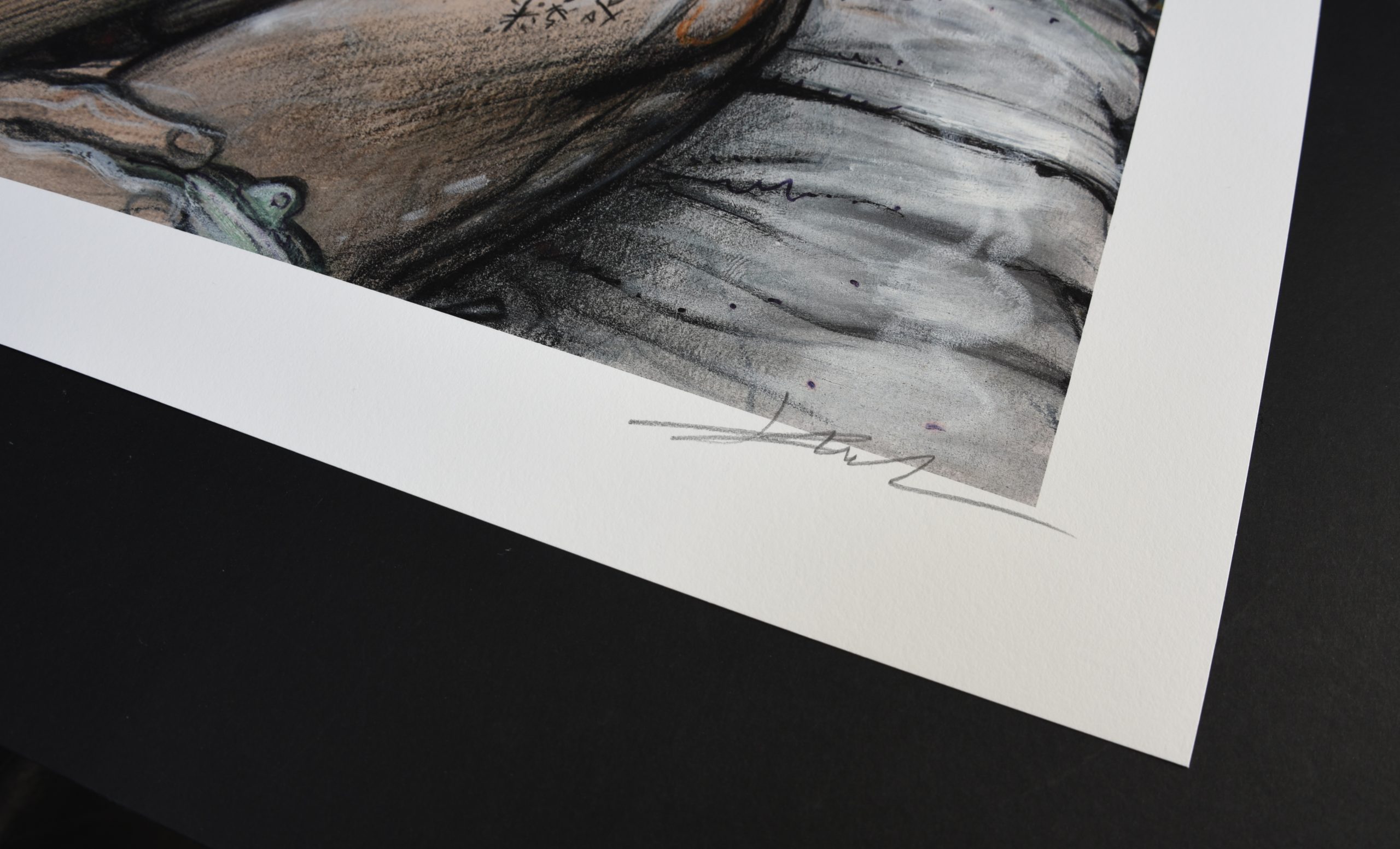 Enki Bilal • "Le baiser vert" Estampe pigmentaire numérotée signée, limitée 30 ex. – Image 2