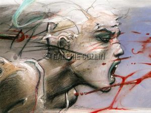 Enki BILAL • " Sacha !" Affichette Edition d'Art 24x18 cm