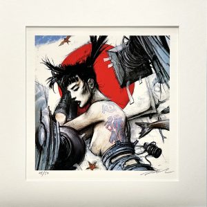 Enki BILAL • "TATTOO" Estampe pigmentaire luxe numérotée et signée à 50 exemplaires