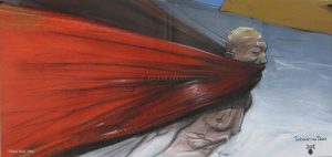 Enki BILAL • Couverture de livre "Tintouin au Tibet" Affiche édition d'Art