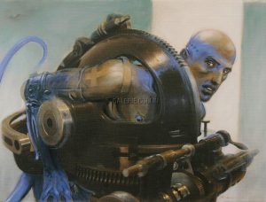 Bilal. Carte postale . Mécanhumanimal