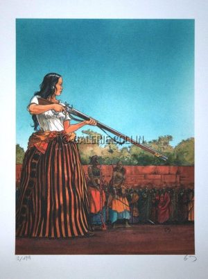 BOURGEON . EDITION d'ART -" L'HEURE DU SERPENT " N° ET SIGNE 199 EX.