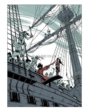 Bourgouin &amp; Jean "Collection 4 mains" sérigraphie n° &amp; signée
