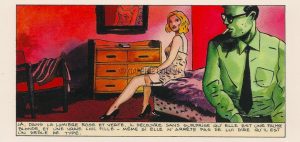 Carte postale "Métal Hurlant" Loustal "Barney et la note Bleue"