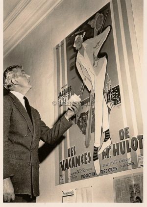 Carte postale Tati "les vacances de monsieur Hulot"