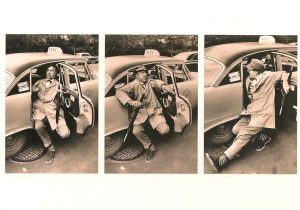 Carte postale Tati "Taxi"