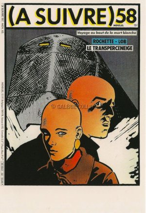 Carte postale "Métal Hurlant" JM Rochette couv à suivre n°58