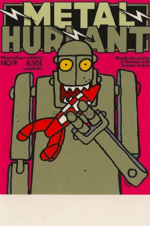 Carte postale "Métal Hurlant"Tardi couv métal hurlant n°9