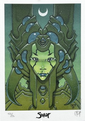 Caza • "Jade Princess" Bookplate copy signed, 250 copies