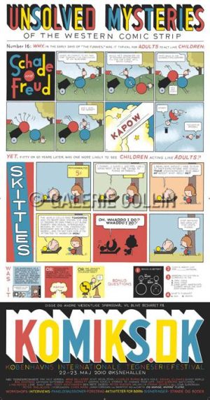 Chris Ware affiche n° et signée  44 x 84 cm