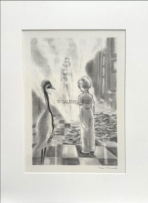 Christian Cailleaux . « Bojangles n°5 » Dessin original